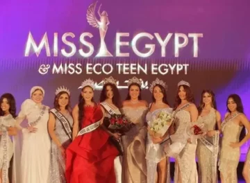 الفائزة بلقب ملكة جمال مصر