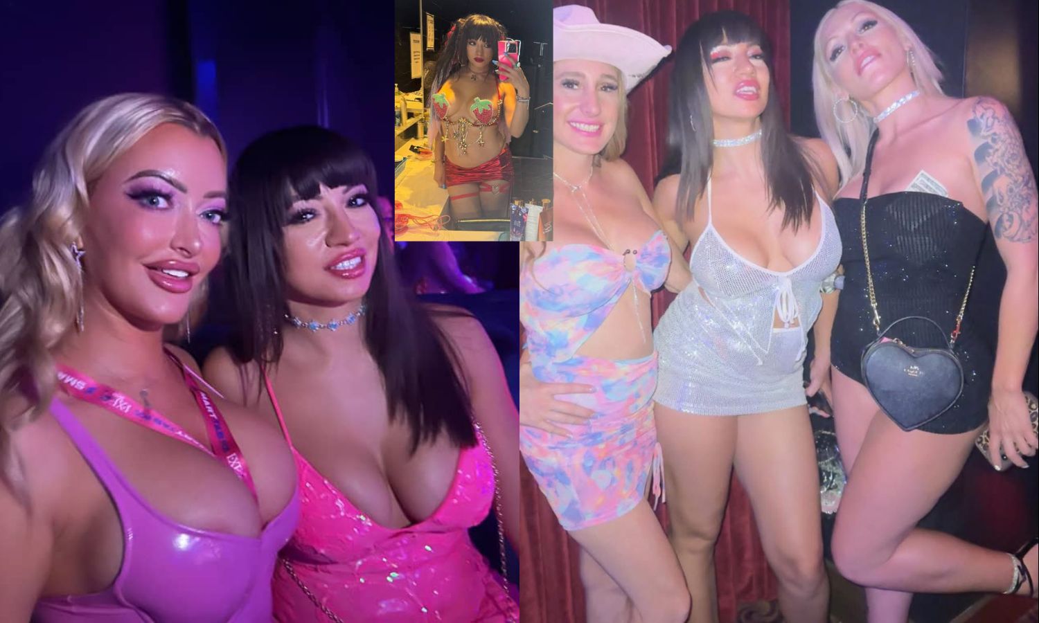 مقطع ساشا بيرل مع بنات بينك بارتي