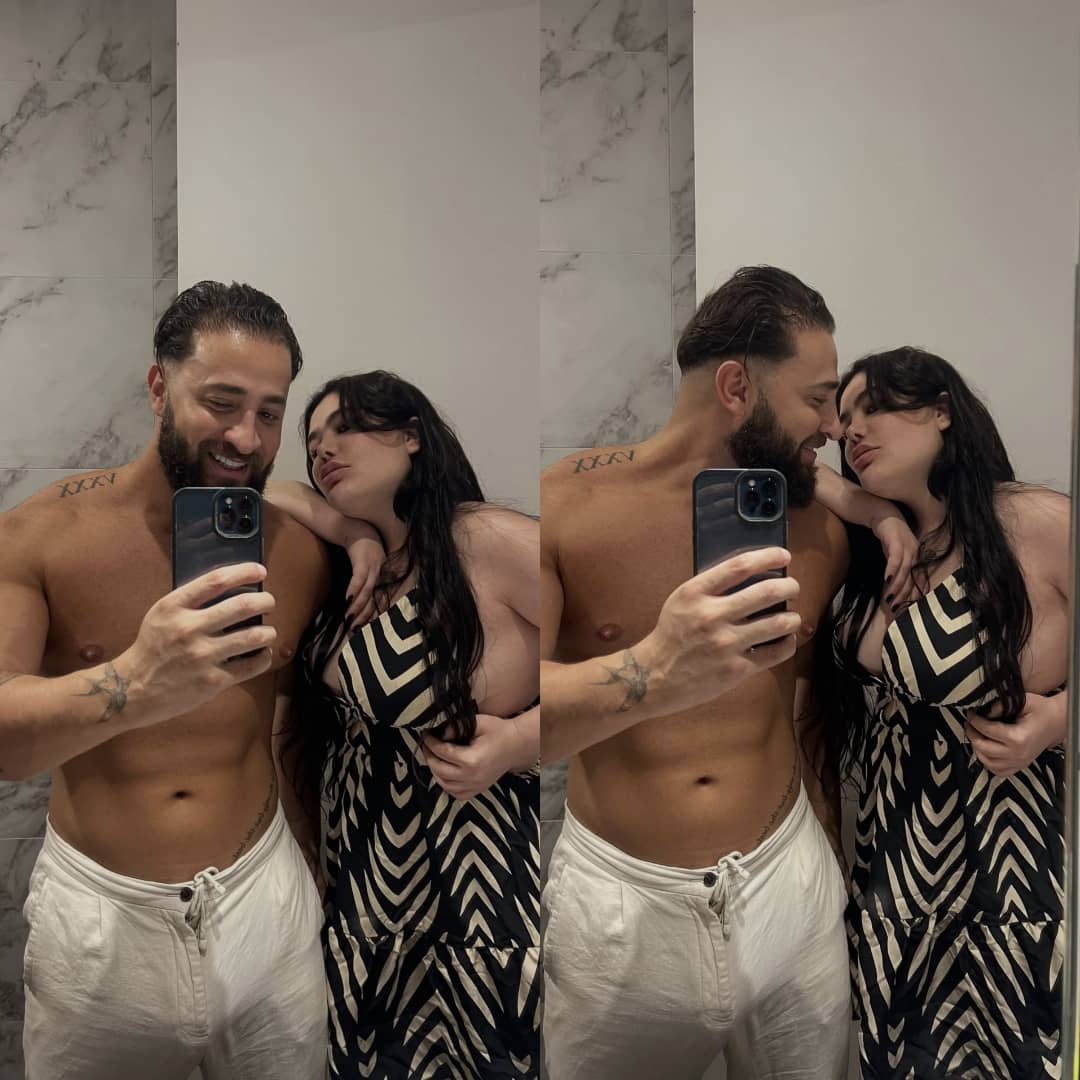 انطونيو سليمان مع انجي خوري لقاء الصدفة